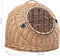 vidaXL Kattendrager 60x45x45 cm natuurlijk wilgenhout