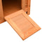 vidaXL - Kattenhuis - 50x46x43,5 - cm - massief - grenen- - en - vurenhout