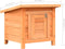 vidaXL - Kattenhuis - 50x46x43,5 - cm - massief - grenen- - en - vurenhout
