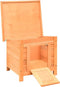 vidaXL - Kattenhuis - 50x46x43,5 - cm - massief - grenen- - en - vurenhout
