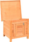 vidaXL - Kattenhuis - 50x46x43,5 - cm - massief - grenen- - en - vurenhout