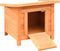 vidaXL - Kattenhuis - 50x46x43,5 - cm - massief - grenen- - en - vurenhout