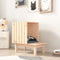 vidaXL - Kattenhuis - 60x36x60 - cm - massief - grenenhout