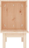vidaXL - Kattenhuis - 60x36x60 - cm - massief - grenenhout