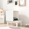 vidaXL - Kattenhuis - 60x36x60 - cm - massief - grenenhout - wit