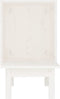vidaXL - Kattenhuis - 60x36x60 - cm - massief - grenenhout - wit