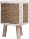 vidaXL - Kattenhuis - met - houten - poten - 41 - cm - zeegras
