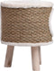 vidaXL - Kattenhuis - met - houten - poten - 41 - cm - zeegras
