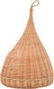vidaXL - Kattenhuis - met - kussen - tipi - 40x60 - cm - natuurlijk - wilgen - grijs