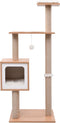 vidaXL - Kattenkrabpaal - met - sisal - krabmat - 123 - cm