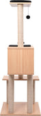 vidaXL - Kattenkrabpaal - met - sisal - krabmat - 129 - cm