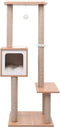 vidaXL - Kattenkrabpaal - met - sisal - krabmat - 129 - cm