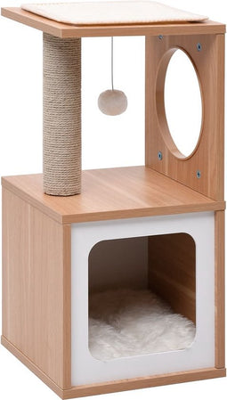 vidaXL - Kattenkrabpaal - met - sisal - krabmat - 60 - cm