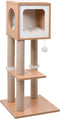 vidaXL - Kattenkrabpaal - met - sisal - krabmat - 90 - cm