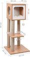 vidaXL - Kattenkrabpaal - met - sisal - krabmat - 90 - cm