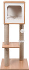 vidaXL - Kattenkrabpaal - met - sisal - krabmat - 90 - cm