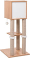 vidaXL - Kattenkrabpaal - met - sisal - krabmat - 90 - cm