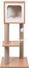 vidaXL - Kattenkrabpaal - met - sisal - krabmat - 90 - cm