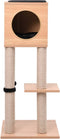 vidaXL - Kattenkrabpaal - met - sisal - krabmat - 90 - cm