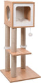 vidaXL - Kattenkrabpaal - met - sisal - krabmat - 90 - cm