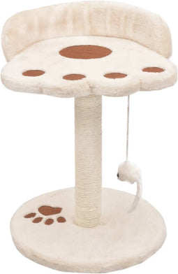vidaXL - Kattenkrabpaal - met - sisal - krabpaal - 40 - cm - beige - en - bruin