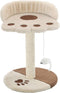 vidaXL - Kattenkrabpaal - met - sisal - krabpaal - 40 - cm - beige - en - bruin