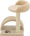 vidaXL - Kattenkrabpaal - met - sisal - krabpaal - 40 - cm - beige - en - bruin