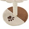 vidaXL - Kattenkrabpaal - met - sisal - krabpaal - 40 - cm - beige - en - bruin