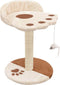 vidaXL - Kattenkrabpaal - met - sisal - krabpaal - 40 - cm - beige - en - bruin