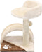 vidaXL - Kattenkrabpaal - met - sisal - krabpaal - 40 - cm - beige - en - bruin