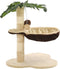 vidaXL - Kattenkrabpaal - met - sisal - krabpaal - 50 - cm - beige - en - bruin
