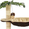 vidaXL - Kattenkrabpaal - met - sisal - krabpaal - 50 - cm - beige - en - bruin