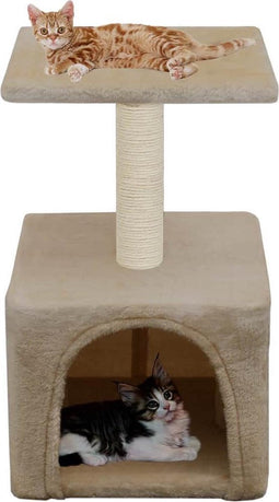 vidaXL - Kattenkrabpaal - met - sisal - krabpaal - 55 - cm - beige