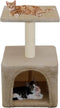 vidaXL - Kattenkrabpaal - met - sisal - krabpaal - 55 - cm - beige