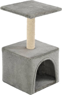 vidaXL - Kattenkrabpaal - met - sisal - krabpaal - 55 - cm - grijs