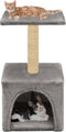 vidaXL - Kattenkrabpaal - met - sisal - krabpaal - 55 - cm - grijs