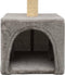 vidaXL - Kattenkrabpaal - met - sisal - krabpaal - 55 - cm - grijs