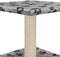 vidaXL - Kattenkrabpaal - met - sisal - krabpaal - 55 - cm - pootafdrukken - grijs