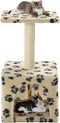 vidaXL - Kattenkrabpaal - met - sisal - krabpaal - 55 - cm - donkerblauw