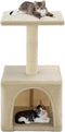 vidaXL - Kattenkrabpaal - met - sisal - krabpaal - 55 - cm - pootafdrukken - beige