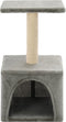 vidaXL - Kattenkrabpaal - met - sisal - krabpaal - 55 - cm - donkerblauw