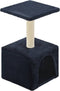 vidaXL - Kattenkrabpaal - met - sisal - krabpaal - 55 - cm - donkerblauw