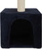vidaXL - Kattenkrabpaal - met - sisal - krabpaal - 55 - cm - donkerblauw