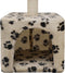 vidaXL - Kattenkrabpaal - met - sisal - krabpaal - 55 - cm - pootafdrukken - beige