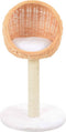 vidaXL - Kattenkrabpaal - met - sisal - krabpaal - natuurlijk - wilgenhout