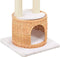 vidaXL - Kattenkrabpaal - met - sisal - krabpaal - natuurlijk - wilgenhout