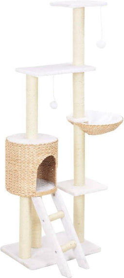 vidaXL - Kattenkrabpaal - met - sisal - krabpaal - zeegras