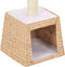 vidaXL - Kattenkrabpaal - met - sisal - krabpaal - zeegras