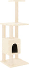 vidaXL - Kattenkrabpaal - met - sisal - krabpalen - 104 - cm - crèmekleurig