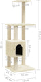 vidaXL - Kattenkrabpaal - met - sisal - krabpalen - 104 - cm - crèmekleurig